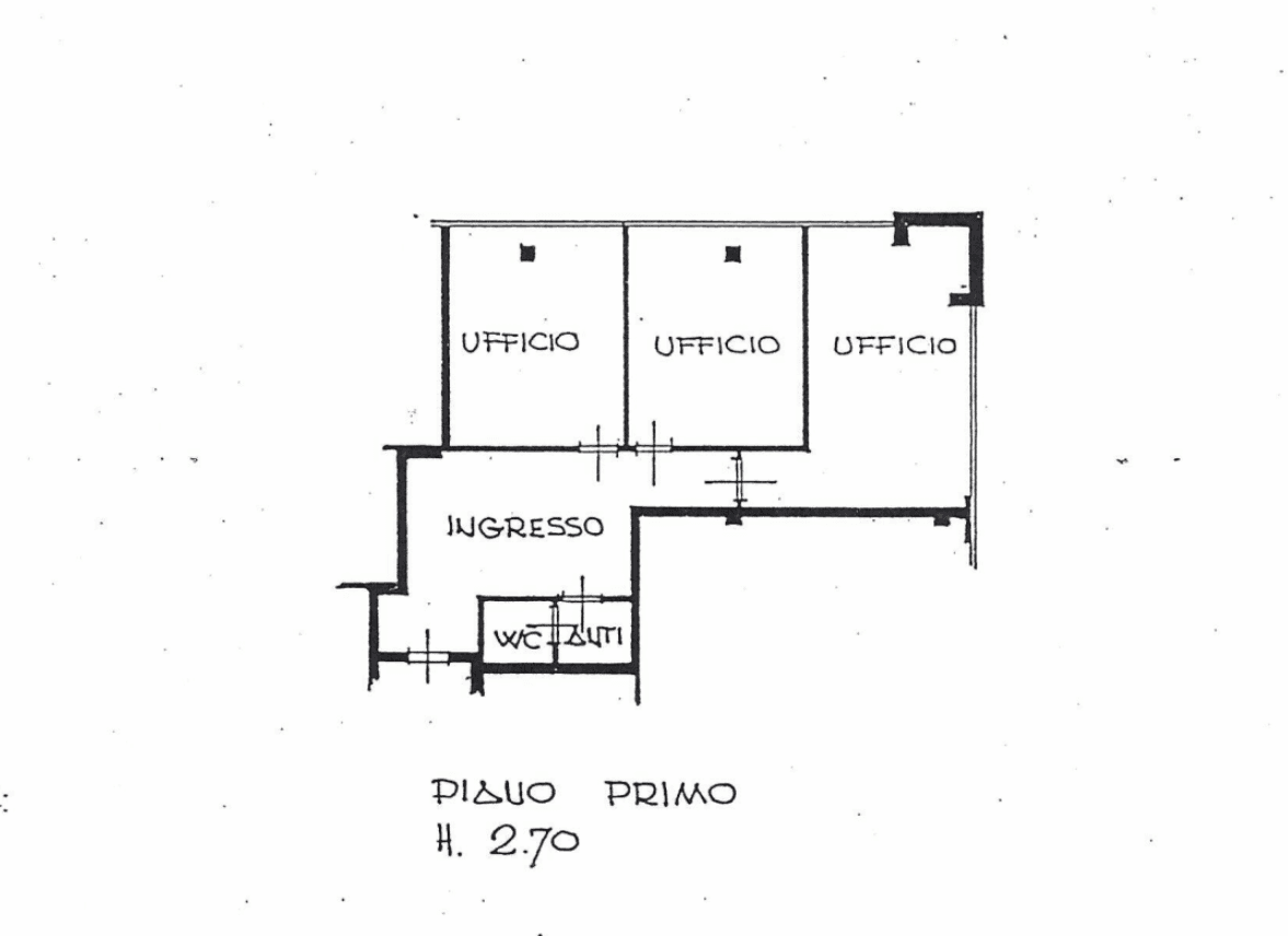 Ufficio a Pianiga - Mellaredo, planimetria 1